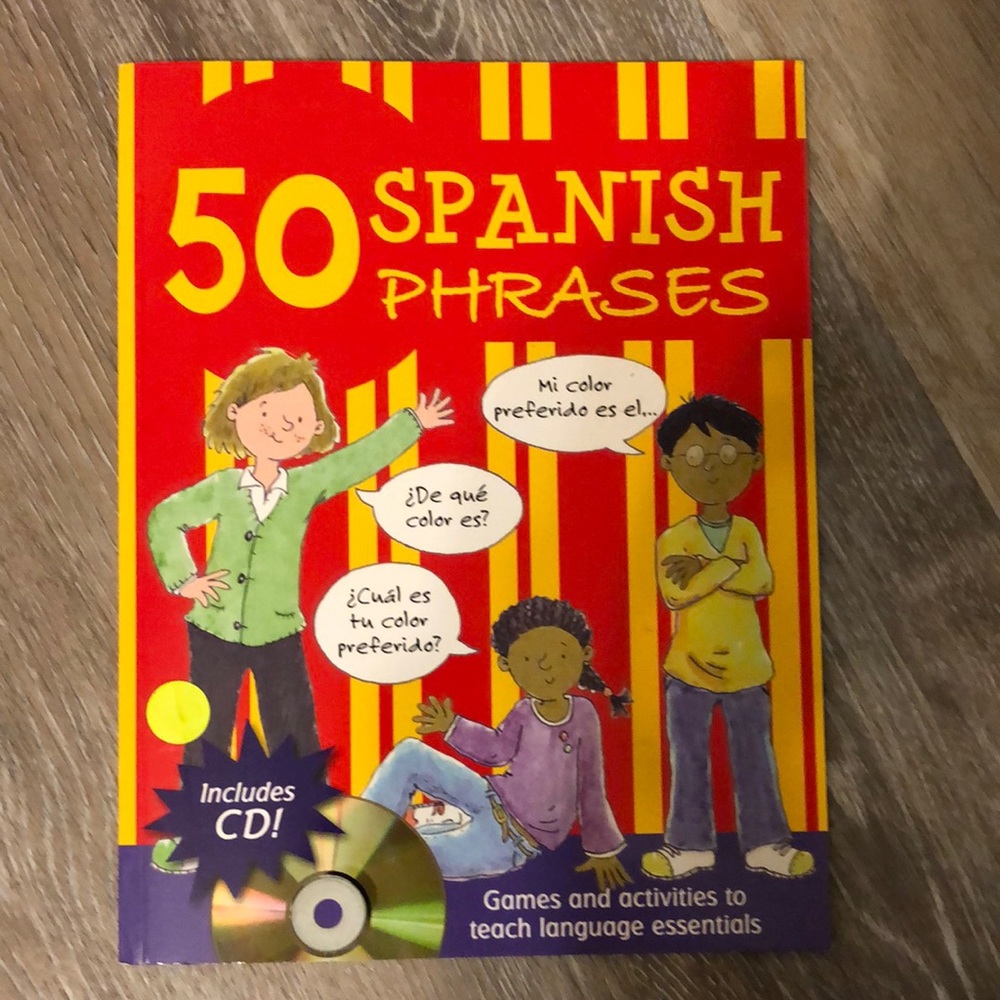 50 Spanish Phrases Book by Barron’s